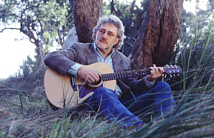 Chess strumming outdoors